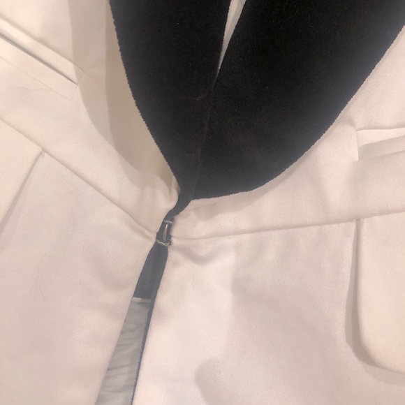 Guess white black velvet collar blazer - Picture 6 of 6